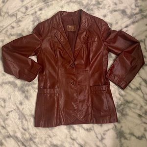 Vintage Genuine Leather Jacket